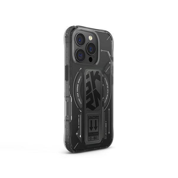 Чехол Skinarma Helio (Mag-Charge + Grip-Stand) для iPhone 16 Pro Black SK-2024IPP63-HELIO-BLK фото