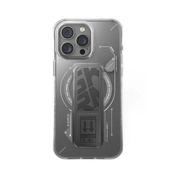 Чехол Skinarma Helio (Mag-Charge + Grip-Stand) для iPhone 16 Pro Grey SK-2024IPP63-HELIO-GRY фото