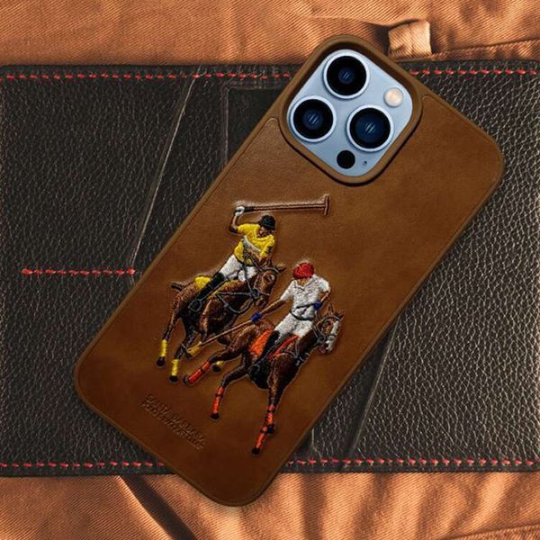 Чехол Santa Barbara Polo Jockey для iPhone 13 Pro Коричневый 1515-13-Pro фото