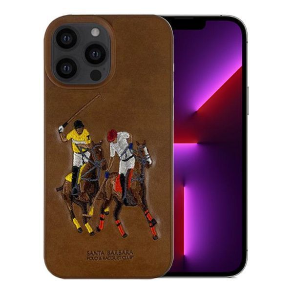 Чехол Santa Barbara Polo Jockey для iPhone 13 Pro Коричневый 1515-13-Pro фото