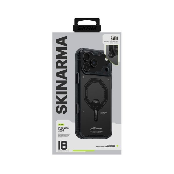Чохол Skinarma Saido (2026) Mag-Charge для iPhone 18 Pro Max Graphite SK-2026IPP6.9-SDOMS-GRA фото
