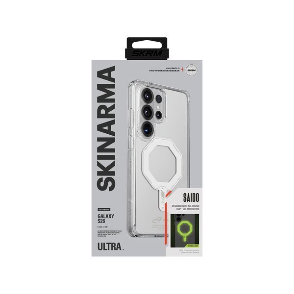 Чехол Skinarma Saido Mag-Charge Case (NITEGLOW EDITION) для Samsung Galaxy S26 Ultra SK-S26U-SDOMS-NGLW фото