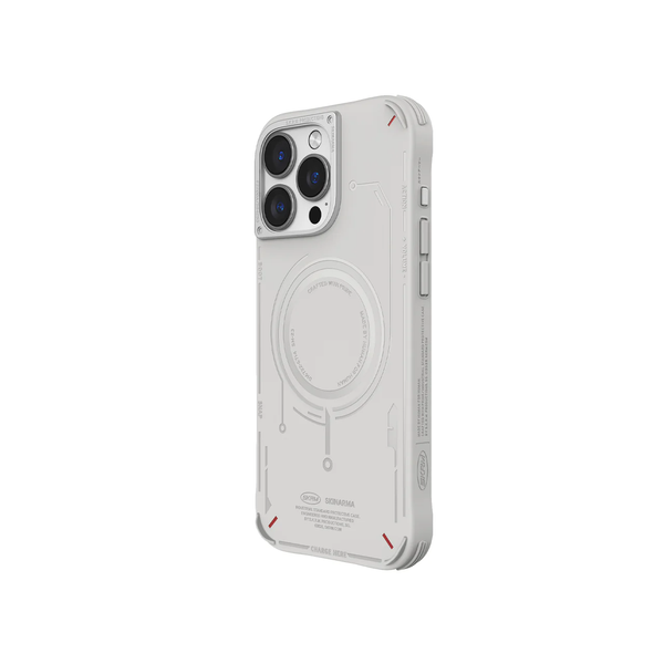 Чехол Skinarma Mecha (Mag Charge) для iPhone 16 Pro Light Grey SK-2024IPP63-MECHA-LGRY фото