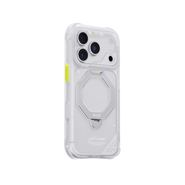 Чехол Skinarma Saturn (2026) (Mag-Charge with Rotating Kick-stand) для iPhone 18 Pro Frost SK-2026IPP6.3-SATURN-FRT фото