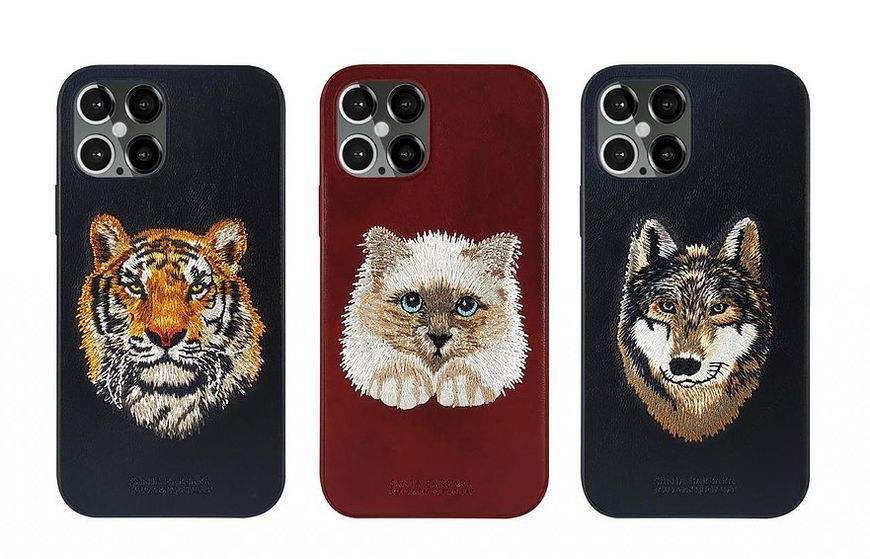 Чохол для iPhone 11 Pro Max Santa Barbara Polo з вишивкою "Кіт" Червоний 1000-11ProMax фото