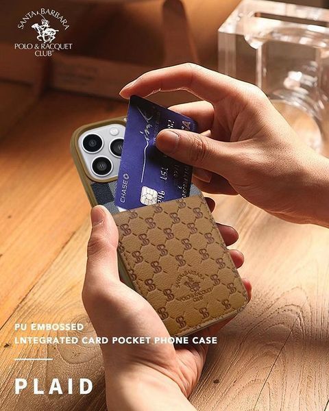 Чехол Santa Barbara Polo Plaid для iPhone 14 Коричневый 2052-14 фото