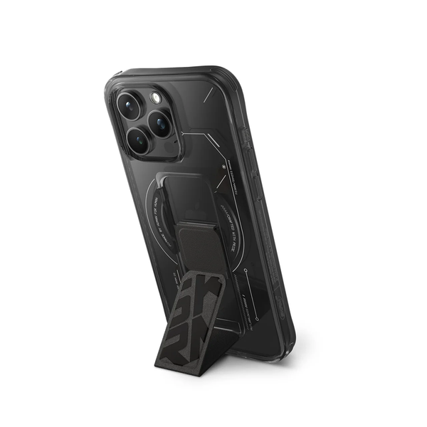 Чохол Skinarma Helio (Mag-Charge + Grip-Stand) для iPhone 15 Pro Max Black SK-2023IPP67-HELIO-BLK фото