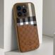 Чехол Santa Barbara Polo Plaid для iPhone 14 Коричневый 2052-14 фото 2