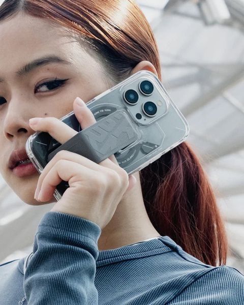 Чехол Skinarma Helio (Mag-Charge + Grip-Stand) для iPhone 15 Pro Max Grey SK-2023IPP67-HELIO-GRY фото