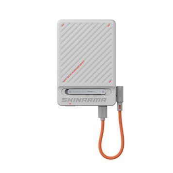 Повербанк Skinarma ARC Skinarma Magnetic Powerbank with Integrated Stand 10000 mAh 20W USB-C PD Grey SK-PB10K-ARC-LGY фото
