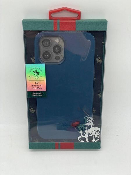 Синій чохол для iPhone 12 Polo Lorcan Blue 123-12-01 фото