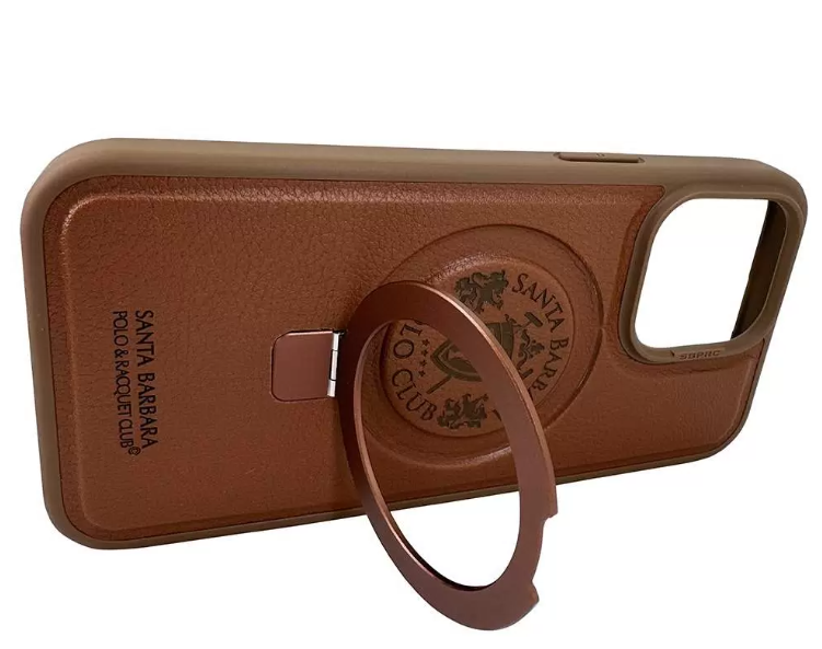 Чoхол Santa Barbara Polo Primo для iPhone 16 Pro Max Brown 111675-3 фото
