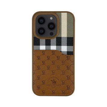 Чохол Santa Barbara Polo Plaid для iPhone 14 Plus Коричневий 2052-14-Plus фото