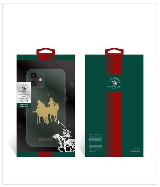 Зеленый чехол Santa Barbara Polo Umbra "Жокей" для iPhone 11 Pro Max из кожи 104-11ProMax фото