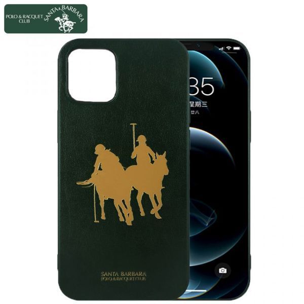 Зеленый чехол Santa Barbara Polo Umbra "Жокей" для iPhone 11 Pro Max из кожи 104-11ProMax фото