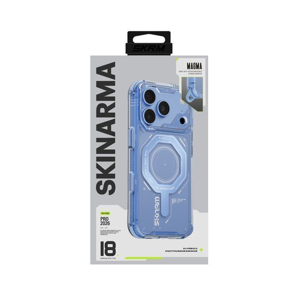 Чохол Skinarma Magma (2026) Mag-Charge для iPhone 18 Pro Blue SK-2026IPP6.3-MGMA-BLU фото