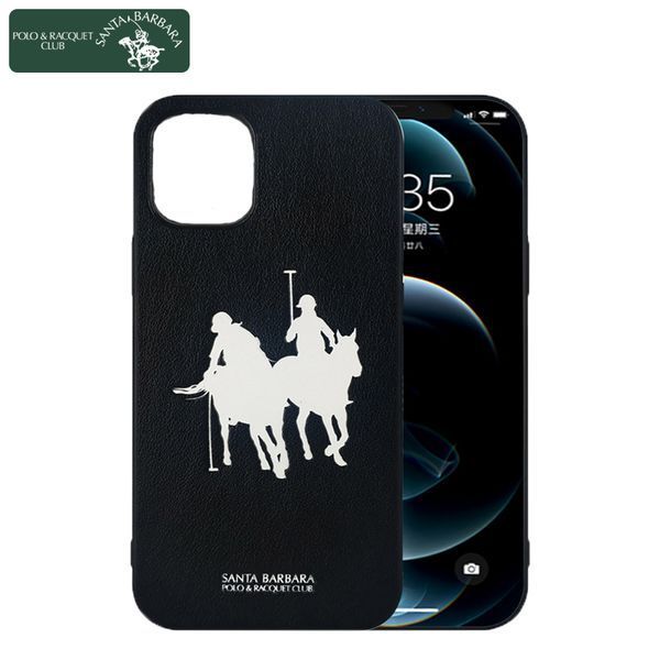 Кожаный чехол Santa Barbara Polo Umbra "Жокей" для iPhone 11 Pro Max черного цвета 105-11ProMax фото