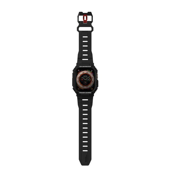 Ремінець+чохол SkinArma Mecha для Apple Watch 49 mm Black SK-WS-MECHA-BLK49 фото