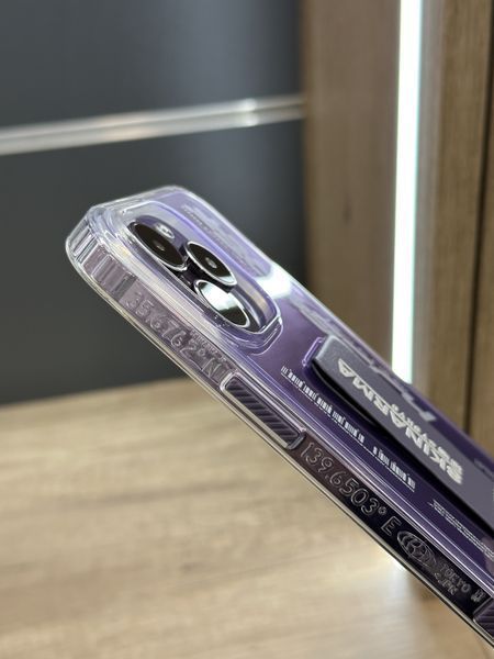 Градиентый чехол для iPhone 14 Pro Skinarma Taihi Kobai Purple SK-IP14P-TKOBAI-PUR-01 фото