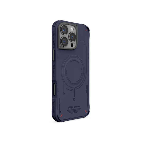 Чехол Skinarma Mecha (Mag Charge) для iPhone 16 Pro Max Navy SK-2024IPP69-MECHA-BLU фото