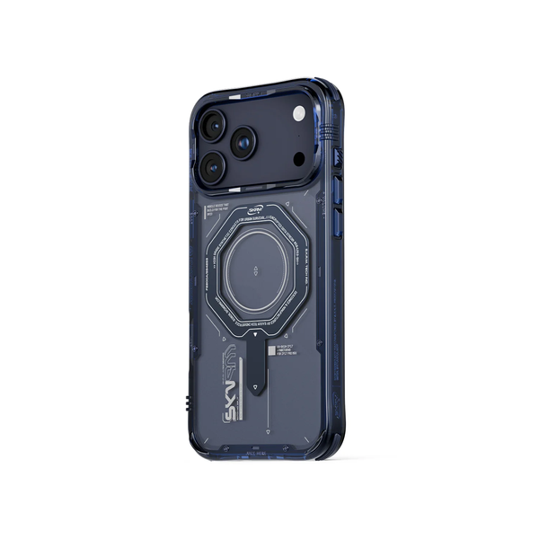 Чохол Skinarma Magma Mag-Charge для iPhone 17 Pro Max Blue SK-IP17PM-MGMA-BLU фото