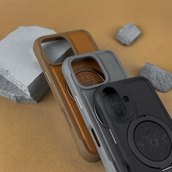 Чoхол Santa Barbara Polo Primo для iPhone 16 Titanium Gray 111676-2 фото