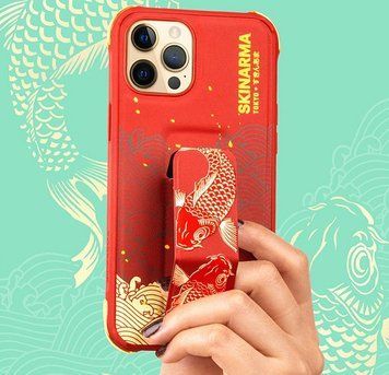 Червоний чохол Skinarma Nami iPhone 12 Pro Max (6.7) Red SK-IP1267-NAMRE546 фото