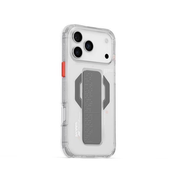 Чохол Skinarma Haxa (Mag-Charge + Grip-Stand) для iPhone 17 Pro Clear SK-2025IPP6.3-HAXA-CLR фото
