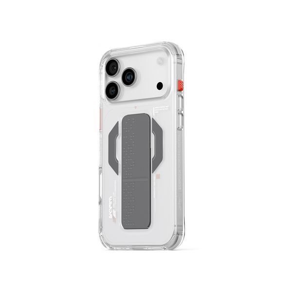 Чохол Skinarma Haxa (Mag-Charge + Grip-Stand) для iPhone 17 Pro Clear SK-2025IPP6.3-HAXA-CLR фото