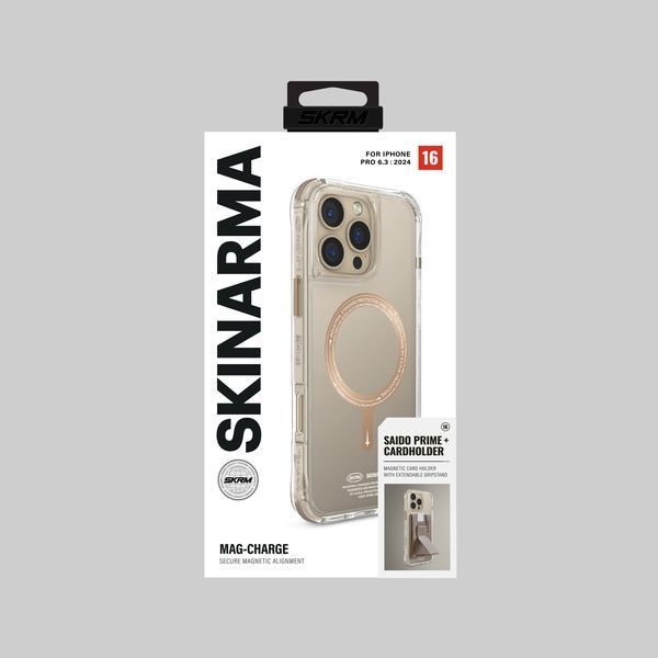 Чехол Skinarma Saido Prime (2024) Mag-Charge для iPhone 16 Pro Champagne SK-2024IPP63-SDOPRM-GLD фото