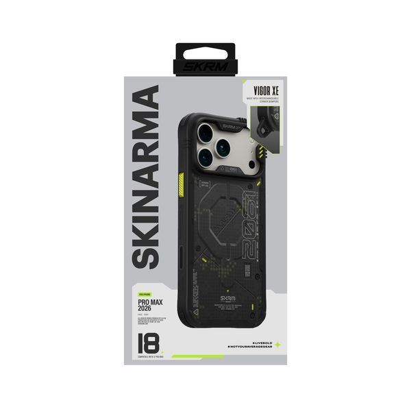 Чохол Skinarma Vigor Xe (2026) Mag-Charge для iPhone 18 Pro Max Grey SK-2026IPP6.9-VGRXE-GRY фото