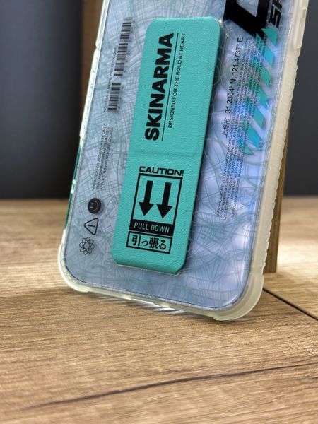Чохол Skinarma Ryoiki з магнітною підставкою для iPhone 13 Pro Clear + Turquoise SK-IP1361P-RYOTU977-01 фото