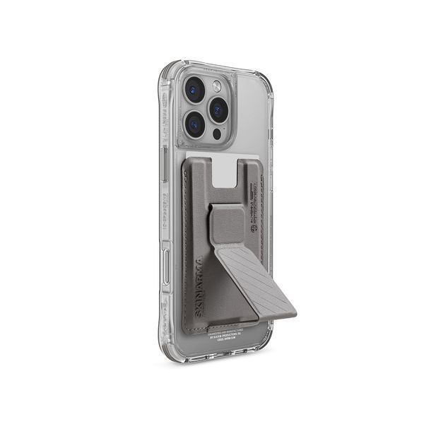 Чохол Skinarma Saido Prime + Kado Magnetic Cardholder (Bundle Pack) для iPhone 16 Pro Max Titanium SK-2024IPP69-SAIKAD-BPTIT фото