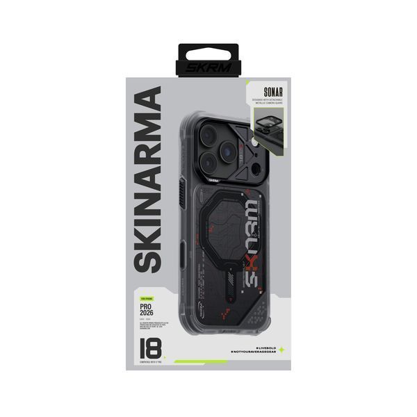 Чехол Skinarma Sonar (2026) Mag-Charge для iPhone 18 Pro Black SK-2026IPP6.3-SONAR-BLK фото