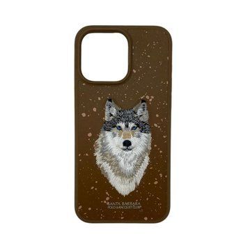 Чохол Santa Barbara Polo Savanna Wolf з вишивкою для iPhone 15 3029-15 фото