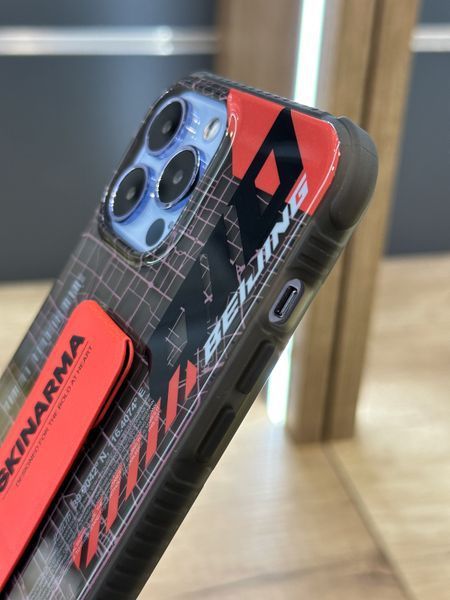 Чохол Skinarma Ryoiki з магнітною підставкою для iPhone 13 Pro Black + Red SK-IP1361P-RYORE976-01 фото