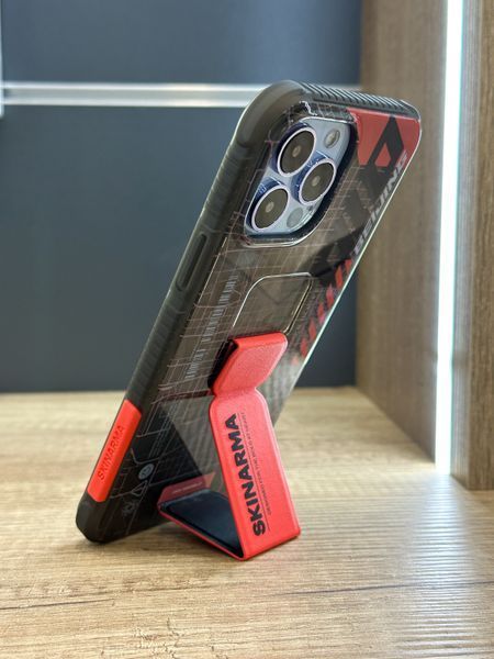 Чохол Skinarma Ryoiki з магнітною підставкою для iPhone 13 Pro Black + Red SK-IP1361P-RYORE976-01 фото
