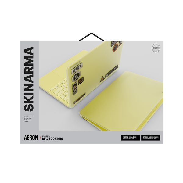 Чохол Skinarma Aeron для MacBook Neo 13" (A18 PRO) Frost Clear SK-MBNEO13-AERFCLR фото