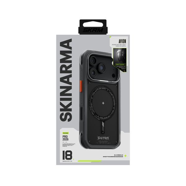 Чохол Skinarma Avion (2026) (Mag-Charge + Drift-Node&trade; Bumper) для iPhone 18 Pro Black SK-2026IPP6.3-AVION-BLK фото