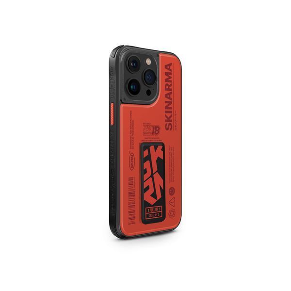 Чехол Skinarma Spunk (2023) (Mag-Charge + Grip-Stand) для iPhone 15 Pro Orange SK-2023IPP61-SPUNK-ORG фото