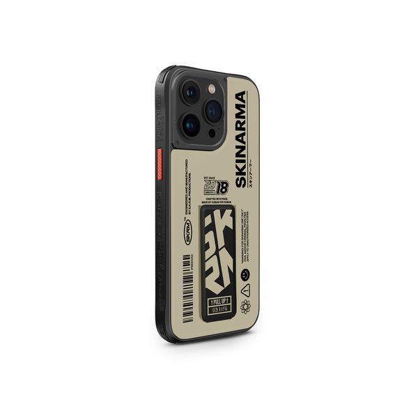 Чехол Skinarma Spunk (2023) (Mag-Charge + Grip-Stand) для iPhone 15 Pro Ivory SK-2023IPP61-SPUNK-BGE фото