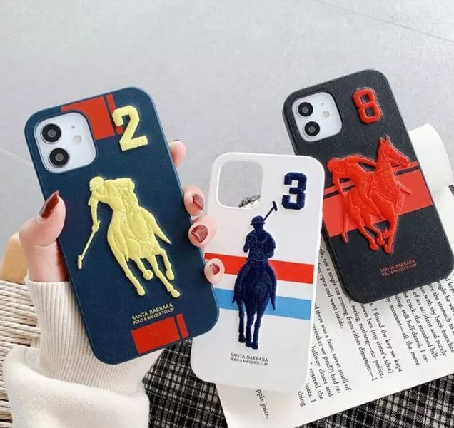 Кожаный чехол Santa Barbara Polo Garner для iPhone 12 White 1521-12 фото