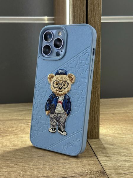 Чехол Santa Barbara Polo Bear Crete для iPhone 13 Синий 2062-13 фото