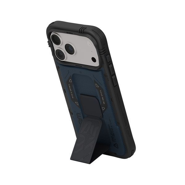 Чохол Skinarma Phantom (2026) (Mag-Charge + Grip-Stand) для iPhone 18 Pro Blue SK-2026IPP6.3-PHTM-BLU фото