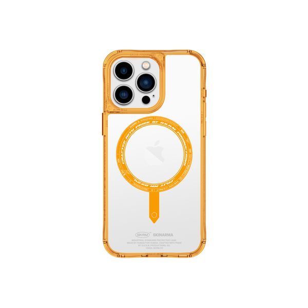 Чехол Skinarma Saido Sunburst Mag-Charge для iPhone 15 Pro Orange SK-2023IPP61-SDOSB-ORG фото