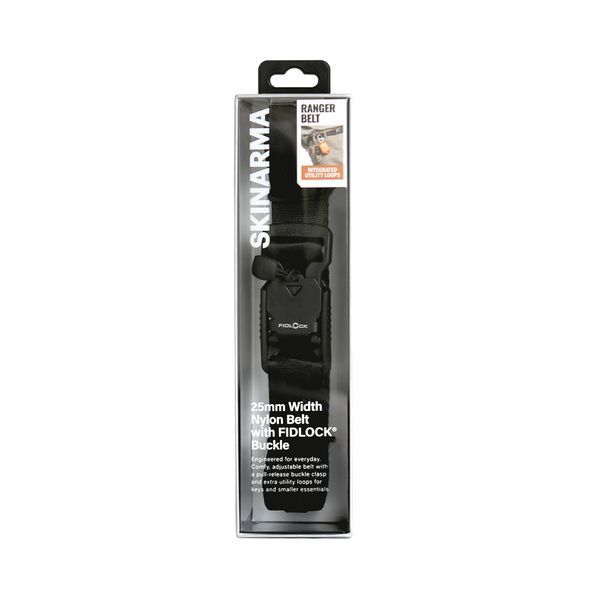 Ремень Skinarma Ranger Nylon Belt 25mm with Fidlock Clasp & Utility Loops Black SK-BELT25-RANGER-BLK фото