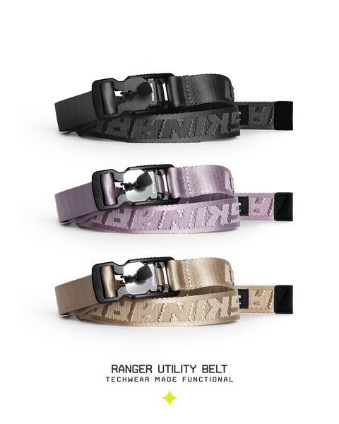 Ремінь Skinarma Ranger Nylon Belt 25mm with Fidlock Clasp & Utility Loops Khaki SK-BELT25-RANGER-BWN фото