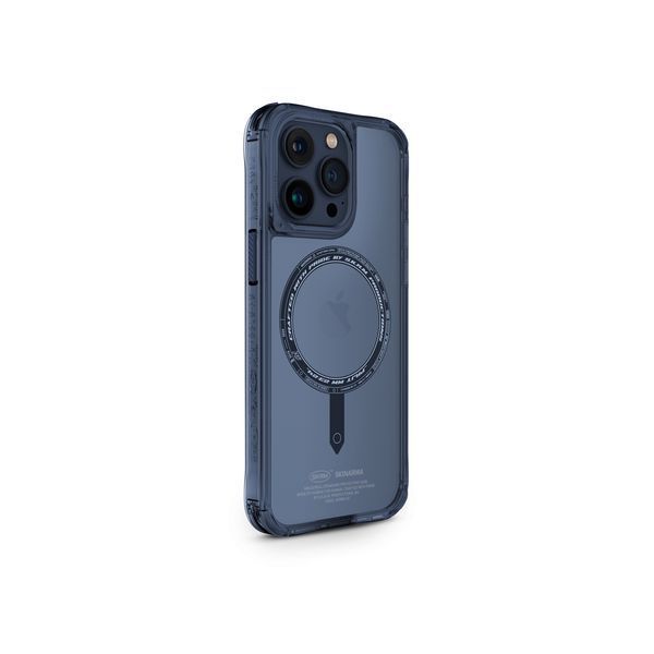 Чохол Skinarma Saido (2023) Mag-Charge для iPhone 15 Pro Blue SK-2023IPP61-SDOMS-BLU фото