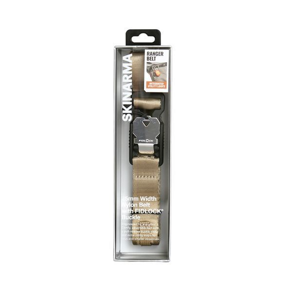 Ремінь Skinarma Ranger Nylon Belt 25mm with Fidlock Clasp & Utility Loops Khaki SK-BELT25-RANGER-BWN фото