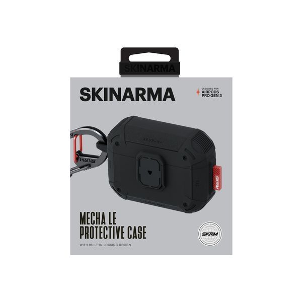 Чохол Skinarma Mecha LE для AirPods Pro 3 Black SK-APP3MECLE-BLACK фото